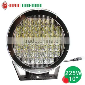 10 Inch 225w Led Round Driving Light Spot/flood Cover, Offroad 4x4 ATV Truck 225w Led Driving Light Quality Choice thumbnail-5
