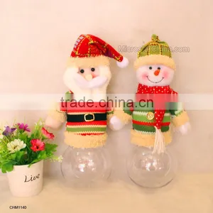 Novelty Christmas Tableware Gift Bag Small Snowman Knife and Fork Bag Christmas Tree Decoration Cute Candy Bag Supplier's Choice thumbnail-3