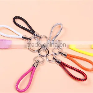 Colorful Braid Leather String Key Chains Advertising/promotion Gift thumbnail-3