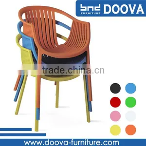 Modern Design Stackable Outdoor Plastic Garden Chair thumbnail-1