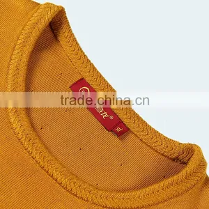 Newest Design High Quality Custom Fashion Polycotton Round Neck Men Thermal Underwear thumbnail-3