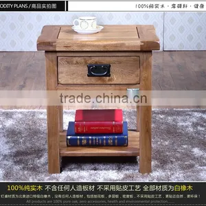 Oak Wood Night Table thumbnail-2