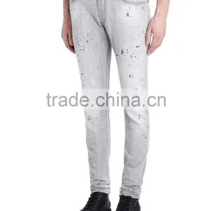 2015 Hot Sale Cheap Skinny Jeans For Men 100%Cotton Denim Wholesale Men Denim Jeans thumbnail-1
