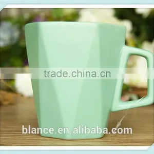 Ceramic Rhombus Mug Angular Polyhedron Design Cup thumbnail-1