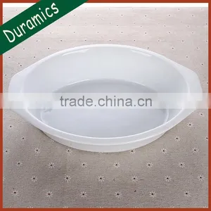 Promotional Baking Dish Porcelain Oval Dish thumbnail-1