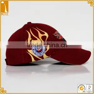 Good Quality 6 Panel Printed Embroidered Car Racing Custom Baseball Caps thumbnail-4