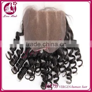 Cheap Virgin Hair Bundles With 3 Part Silk Base Lace Closure thumbnail-2