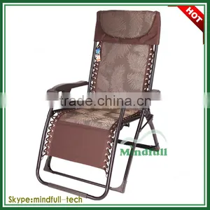 OEM Wholesale Flat Tube Outdoor Garden Chair Zero Gravity Relaxing Sleep Chair thumbnail-1