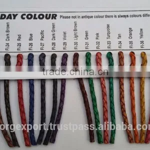 2.5mm Braided Leather Cords From BORG EXPORT / Braided Leather Cord 2.5 mm thumbnail-5