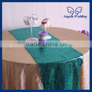 RU002F Custom Made Cheap Bead Many Colors Available Turquoise Sequin Table Runner thumbnail-2