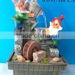 Polyresin Gnome Table Fountain Indoor Fountain thumbnail-1