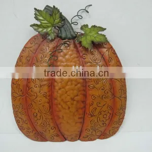 Decorative Metal Thanksgiving Pumpkin Wall Plaque thumbnail-1