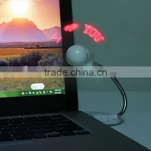 Mini USB Programmable LED DIY Messages Cooling Fan / Mini Usb Fan With Customized Led Message thumbnail-4