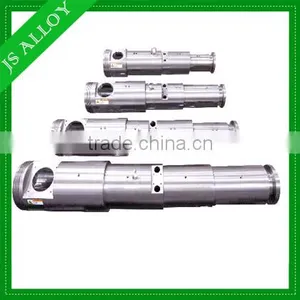 50/105 Conical Twin Counter Rotating Screw Barrel for Extruder thumbnail-1