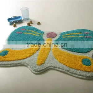 New Design Polyester Butterfly Bedroom Rugs thumbnail-1
