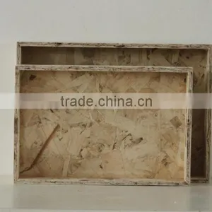 Big Old Handmade Wooden Tray thumbnail-4