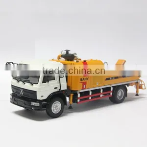 Hot!! Truck Model Toy,miniature Model Truck-mounted Concrete Pump,customized Scale Truck Model Diecast thumbnail-1