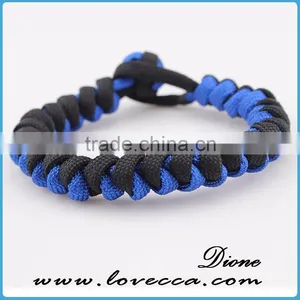 Handmade Parachute Wristband Outdoor Paracord Survival Knot Bracelet thumbnail-2