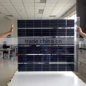Hot Sale! Transparent Solar Panel,30% Transmittance, Poly Solar Panel 150w 155w 160w thumbnail-1