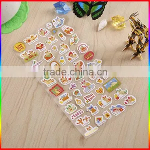 Laminated Paper Adhesive Smiling Face Sticker for Children thumbnail-2