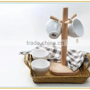 HJ-0002 Bamboo Kitchen Display Rack thumbnail-5