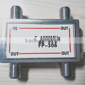 3 Way 5-1000MHz RF CATV Cable TV Splitter thumbnail-1