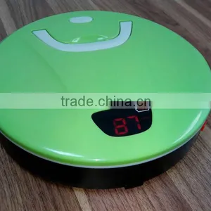 Low Cost Robotic Vacuum Cleaner Sweeper With LED Touch Screen thumbnail-1