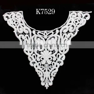 Hot Sale Embroidery 100% Cotton Collar Lace for Ladies Dresses thumbnail-1
