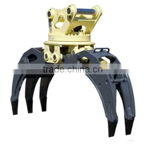 Jiangtu Rotary Timber Grapple For 4-40 Ton Excavator thumbnail-1