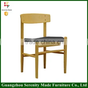 2016 Guangzhou Furniture Cheap Wholesale Restaurant Wooden Solid Wood Dining Chair thumbnail-1