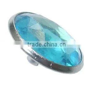 Fashion Garment Accessories Factory Price 21mm Nickle Free White and Lead Free Stone Nail thumbnail-1