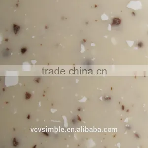 Free Sample Pure Acrylic Solid Surface Restaurant Dining Table thumbnail-6