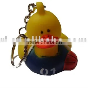 Plastic Duck Keychain-R016 thumbnail-1