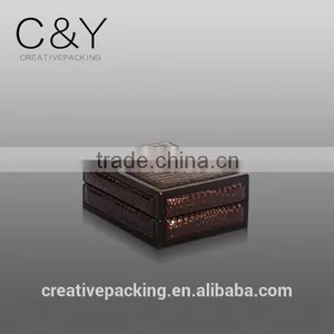 High Quality Customized Made in China Luxury Leather Jewelry Gift Box for Packing thumbnail-1