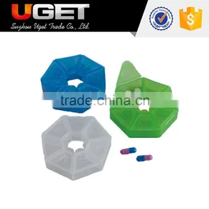 2016 Promotion Customized Portable Wholesale Round Plastic Pill Box thumbnail-2