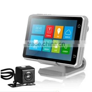 2016 FHD 1080p Dual Lens Wifi Intelligent Smart 5.0 Inch Touchable Screen Car DVR With GPS Navigation and GPS Tracker thumbnail-1