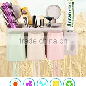 Toothpaste Dispenser Toothpaste Holder Wall Mounted Dustproof Automatic Toothbrush Holder thumbnail-4
