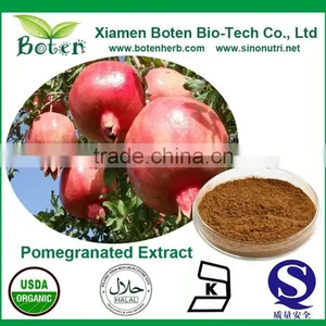 High Quality 10%-90% Ellagic Acid/Polyphenols/Punicalagin Pomegranated Peel Extract Powder thumbnail-1