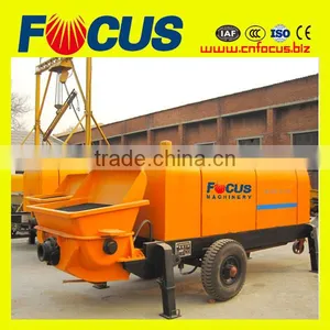 400m Vertical Delivery Distance Diesel Engine Concrete Trailer Pump 88m3/h thumbnail-1
