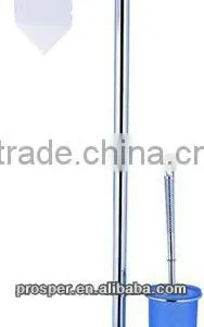 Stainless Steel Standing Toilet Brush and Paper Roll Holder thumbnail-1