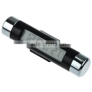 2017 Hot Sale LCD Display Degree Vehicle Digital Thermometer With Clock Calendar thumbnail-2
