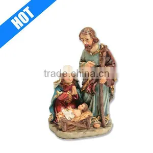 Customized Holy Family Jesus Mary and Joseph Christmas Nativity Scene Set thumbnail-1