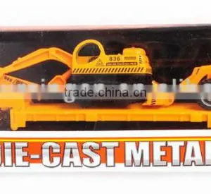 2014 BEST SELLING DIE-CARST METAL MECHANICAL TEAM CAR EXCAVATOR DIGGING MACHINE TOY thumbnail-1