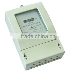Three Phase Electronic Type Power Meter With LCD Display DTS480 thumbnail-1
