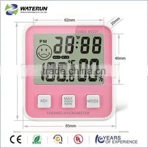 Digital Wireless Thermometer+Clock+Hygrometer thumbnail-1