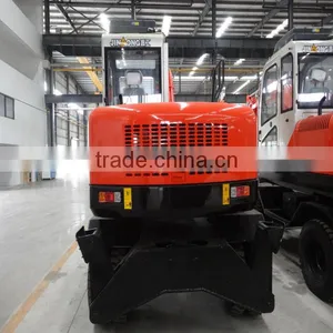 Agriculture Farming JGM9085L Wheel Excavator With Grapple 7.5ton Cane Machine thumbnail-6