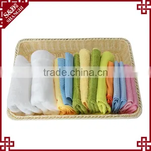Rectangular Rattan Woven Baskets for Supermarket Display Shelves thumbnail-2