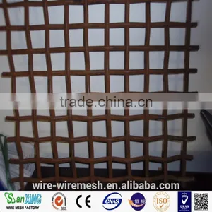 Flat Top Plastic Crimped Wire Mesh thumbnail-1