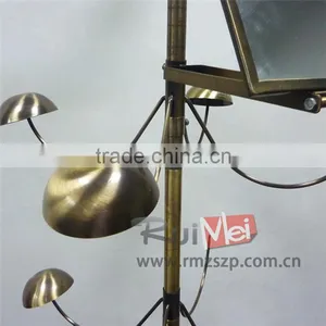 Customized Floor Standing Metal 4-Layer Spinning Display Stand for Wig thumbnail-2