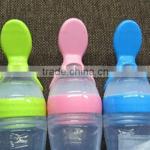 Wholesale Biberon Baby Bottle Silicone Baby Feeding Bottle FDA Water Bottle thumbnail-2